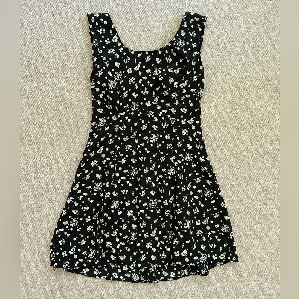 Urban Outfitters Floral Mini Skater Dress (Small)